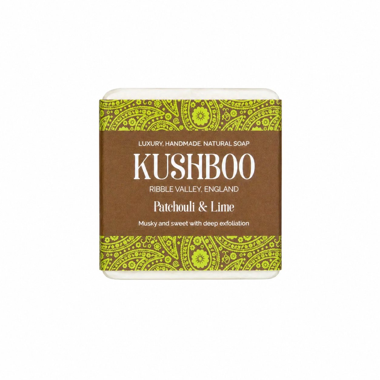 Patchouli & Lime Exfoliating Natural Soap - Smooth & Moisturise