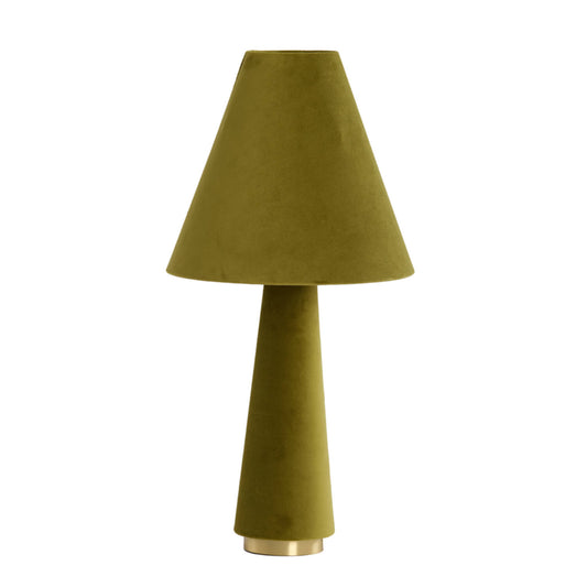 Dea Green Velvet Table Lamp