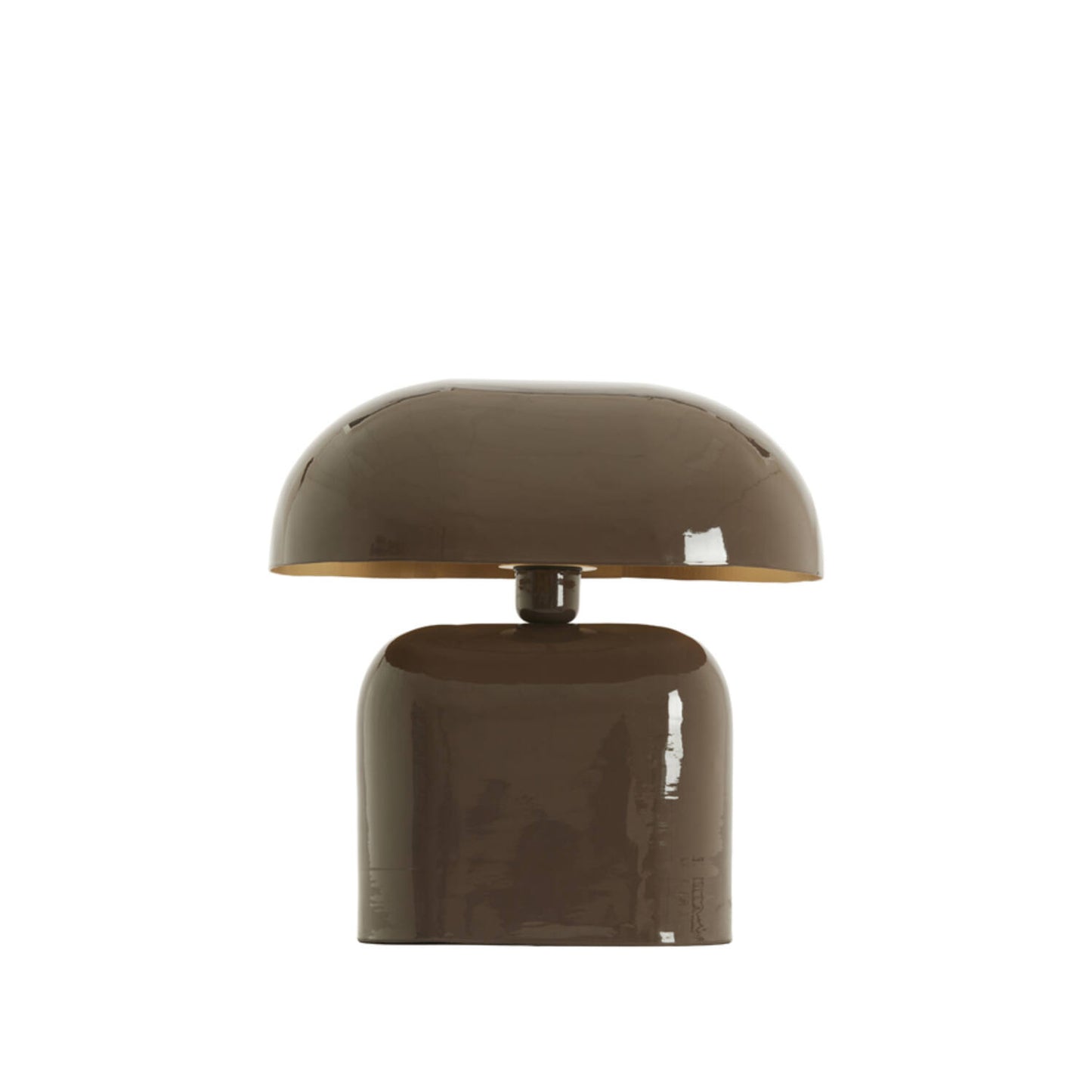 Thea Shiny Dark Brown Table Lamp