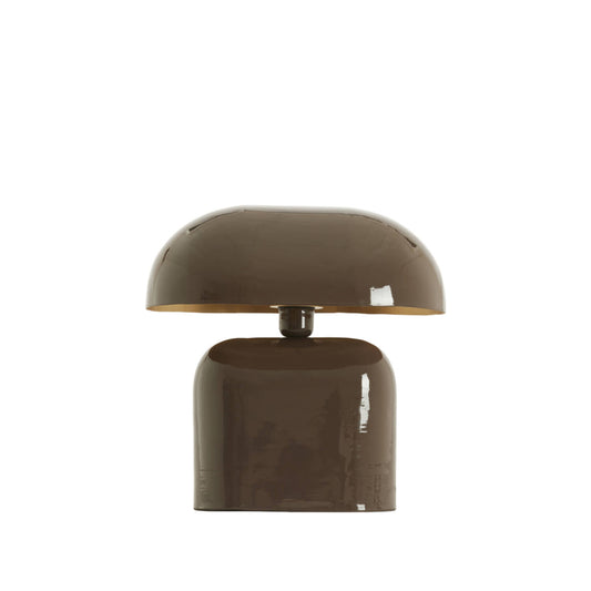 Thea Shiny Dark Brown Table Lamp