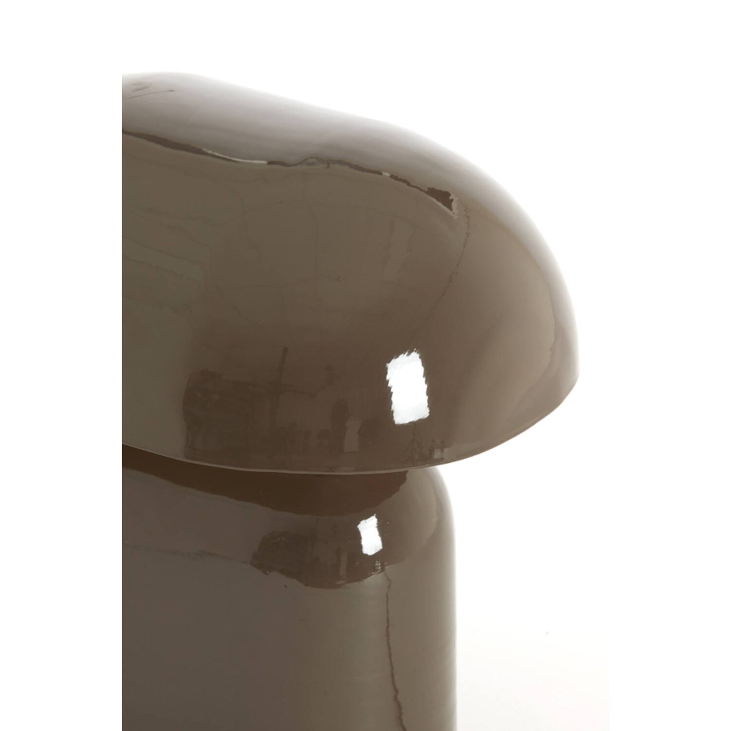 Thea Shiny Dark Brown Table Lamp
