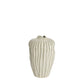Chia Cream Ceramic Vase - Medium
