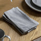 Dove Grey Linen Napkins Set of 4