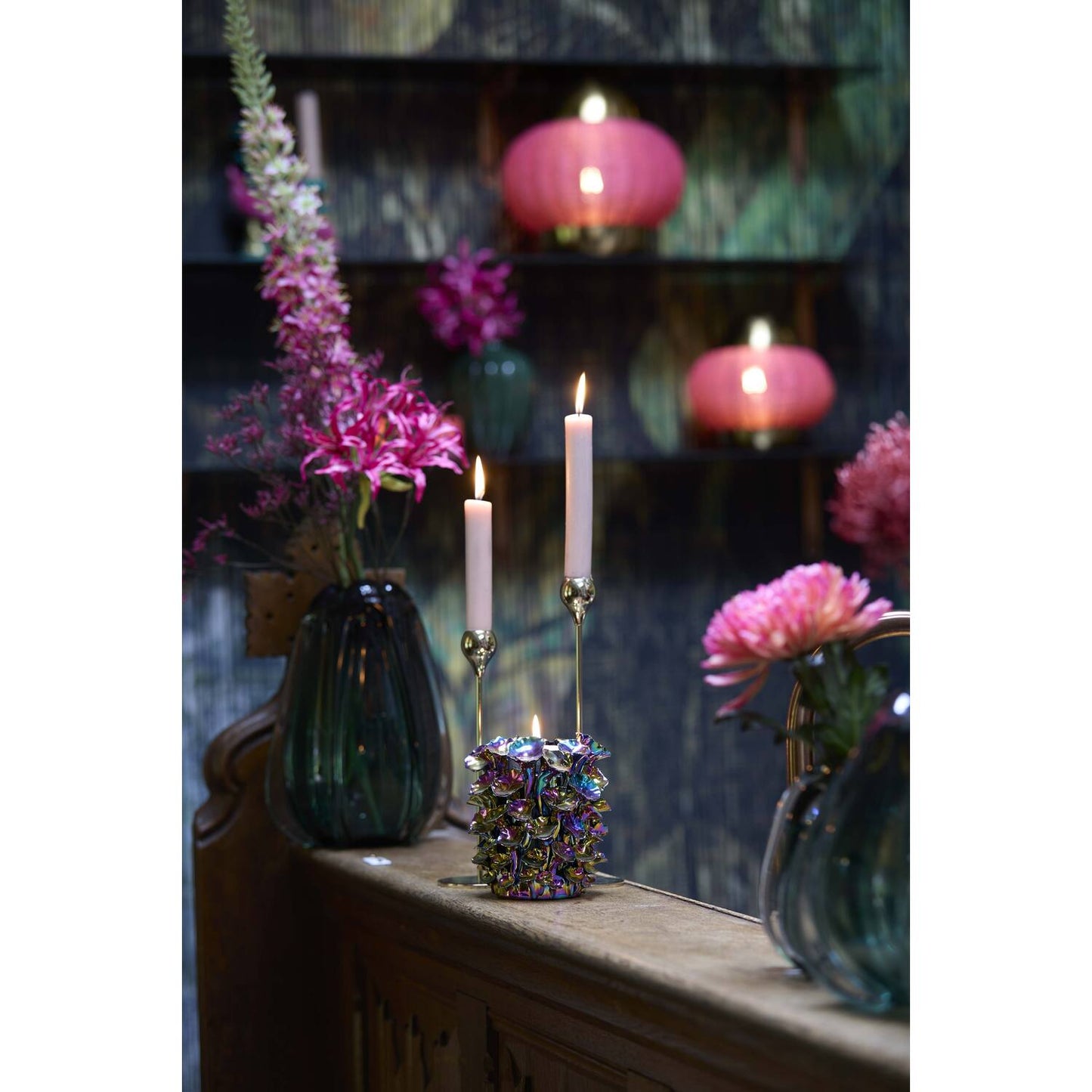 Samui Gold Candle Stick - Medium 25cm