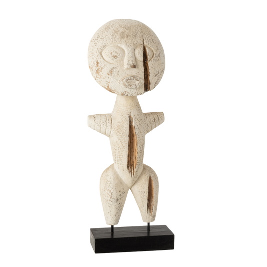 Figure Primitive Alabasia Wood White Medium