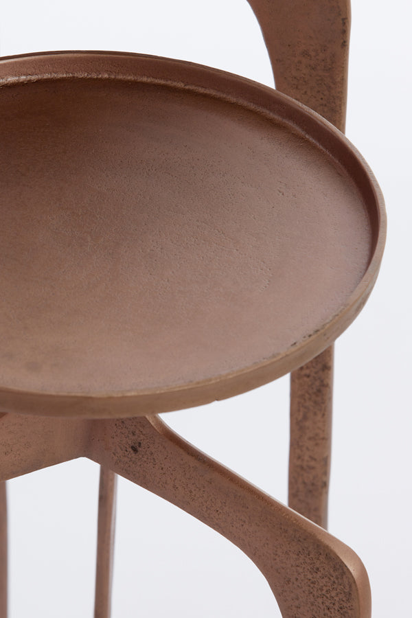 Tall Antique Bronze Nest of Tables