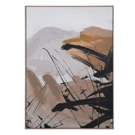 Abstract Brush Stroke Canvas