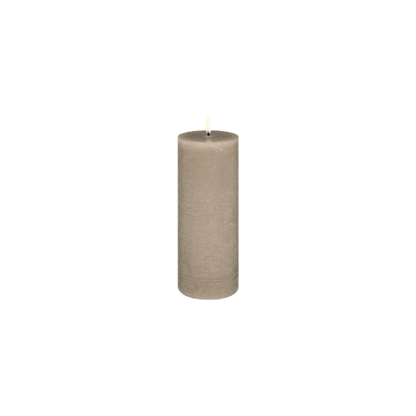 Uyuni 7.8x20cm LED Candle Sandstone