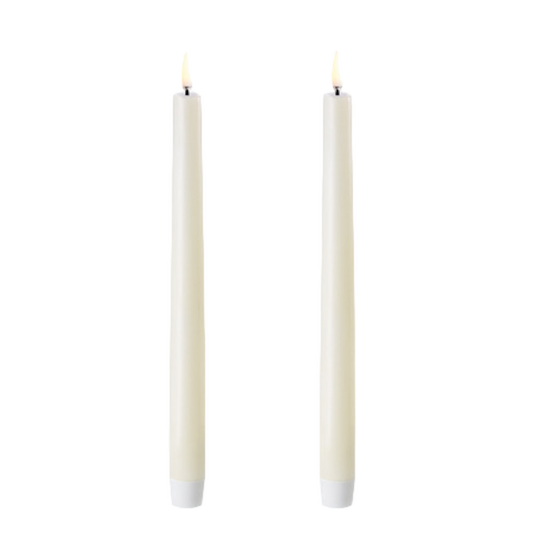 Uyuni Ivory Tapered LED Candles (2 pack)