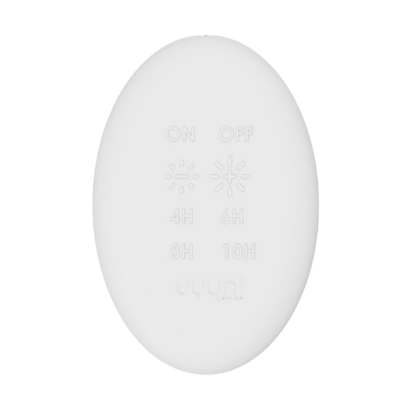 Uyuni Candle White Pebble Remote Control Houston Homewares & Interior Design