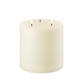 Uyuni Ivory Triple Wick LED Candle