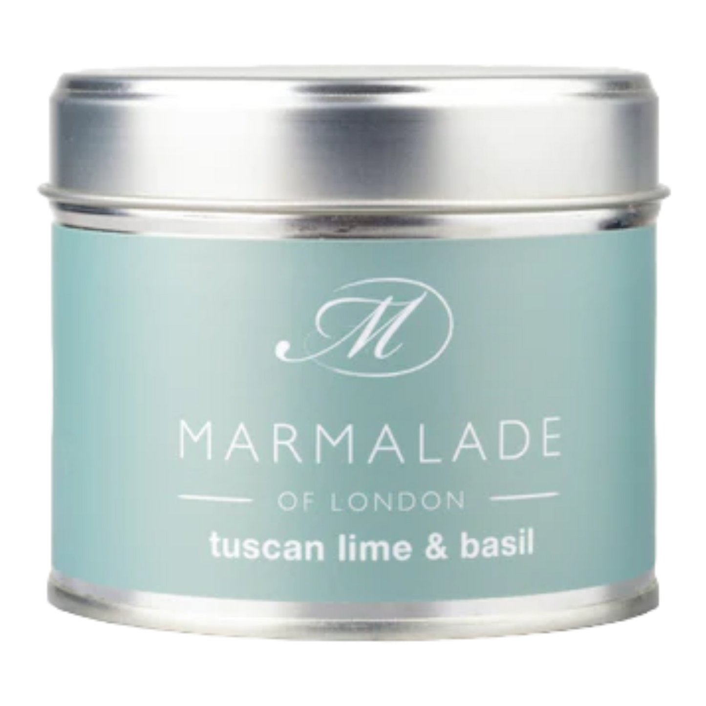 Tuscan Lime & Basil tin candle